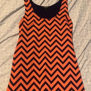 Long tank pink and navy